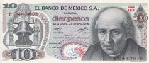 Mexique 10 Pesos - Hidalgo - 1977 - Série 1EP - P.63e