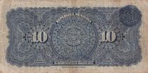 Mexique 10 Pesos - José M. Morelos - Calendrier Aztèque - 1915 - Série I - TB - P.S686