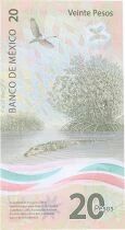 Mexique 20 Pesos -  23-08-2022 - Polym&egrave;re - S&eacute;rie CF
