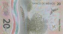 Mexique 20 Pesos - 200 ans d\'ind&eacute;pendance - Polym&egrave;re - 2022 - S&eacute;rie CH