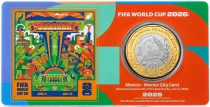 Mexique 20 Pesos 2026 ? Coupe du Monde FIFA ? Mexico City ? Coincard