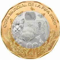 Mexique 20 Pesos 2026 ? FIFA Coupe du Monde ? Mexico Card ? Coincard