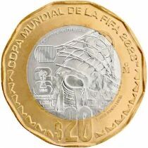 Mexique 20 Pesos 2026 ? FIFA Coupe du Monde ? Monterrey ? Coincard