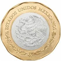 Mexique 20 Pesos 2026 ? FIFA Coupe du Monde ? Monterrey ? Coincard