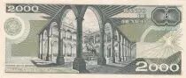 Mexique 2000 Pesos - Université - Justo Siena - 28-03-1989 - Série ED