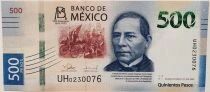 Mexique 500 Pesos - 27-06-2024 - Benito Ju&aacute;rez