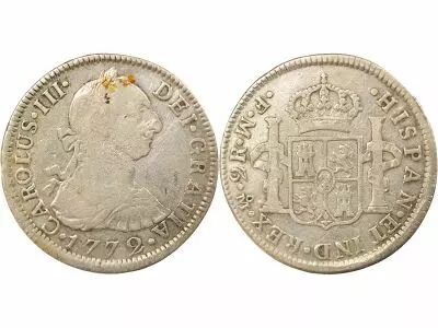 Mexique Charles III - 2 Reales Argent - 1772 Mo Mexico
