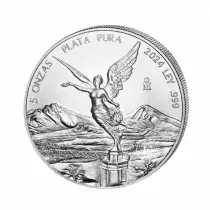 Mexique Libertad - 5 Once 2024 - Argent