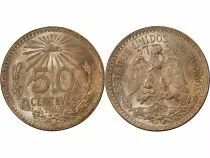 Mexique MEXIQUE - 50 CENTAVOS ARGENT 1943