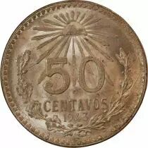 Mexique MEXIQUE - 50 CENTAVOS ARGENT 1943