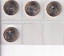 Mexique S&eacute;rie de 4 pi&egrave;ces 20 Pesos - 2026 - Coupe du Monde FIFA - UNC