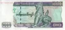 Mianmar 1000 Kyat Chinze - Central Bank Bldg