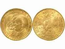 Michel I - 20 Gold Lei, Lib. of the North Ardeal - 1944 Bucarest