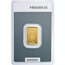 Mini Gold Ingot - 2.5 Grams