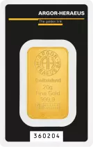 Mini Gold Ingot - 2.5 Grams