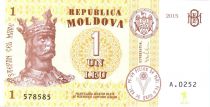Moldava 1 Leu King Stefan - 2015