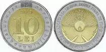 Moldava 10 Lei - National Language 2019  - Bimetal