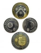 Moldava Set of 4 coins 2018 - 1 to 10 Lei 2018