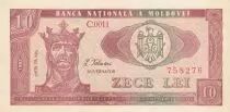 Moldavia 10 Lei King Stefan - 1992 - P.7 - UNC