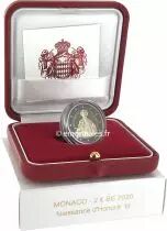 Monaco  2 Euros Commemo. Proof 2020 - 300 years of Honoré III -  Etui carton légèrement abimé