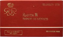 Monaco  Set of 9 coins Rainier III - 1976