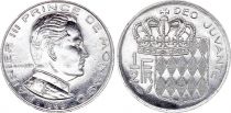 Monaco 1/2 Franc  Rainier III - 1965 to 1982 - XF