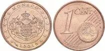 Monaco 1 centime euro - Monaco 2001