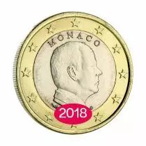 Monaco 1 euro MONACO 2018 (pi&egrave;ce de circulation)