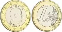 Monaco 1 Euro Monaco Albert II - 2014 Bim&eacute;tal
