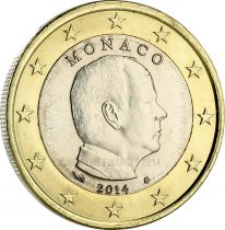 Monaco 1 euro Prince Albert II - Monaco 2014