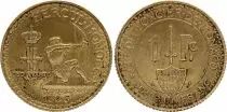 M�naco 1 Franc Heracles Archer - 1924 - Poissy - VF - KM.111