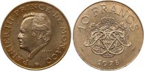 Monaco 10 Francs  Rainier III - Armoiries - 1978