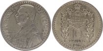 Monaco 10 Francs Louis II - 1946 - TTB