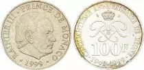 Monaco 100 Francs Rainier III - 1989 - Silver