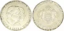 Monaco 100 Francs Rainier III and Albert - 1982 - Silver