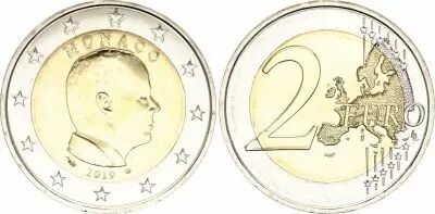 Monaco 2 Euro Monaco Albert II - 2019