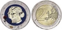 Monaco 2 Euros - Albert and Charlene - Colorised - 2011 - Bimetalic
