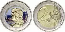 Monaco 2 Euros - Lucien I - Colorised - 2012 - Bimetalic