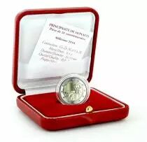 Monaco 2 Euros, 150 Years of Monte Carlo - 2016 - Damaged cardboard case