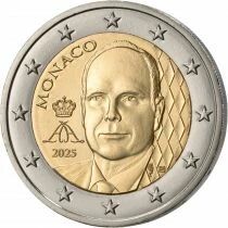 Monaco 2 euros 2025 Circulation UNC