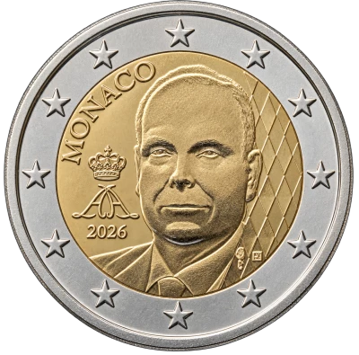 Monaco 2 euros 2025 Circulation UNC