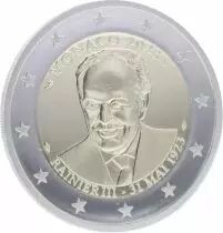 Monaco 2 Euros Commémo. BE 2023 - 100 ans du Prince Rainier III - Série spéciale résidents Rouge