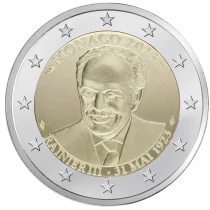Monaco 2 Euros Comm&eacute;mo. BE 2023 - 100 ans du Prince Rainier III