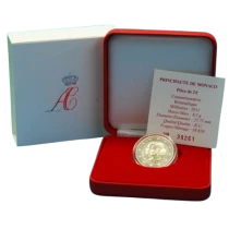 Monaco 2 Euros Comm&eacute;mo. BU 2011 - Mariage Prince Albert II et Princesse Charl&egrave;ne