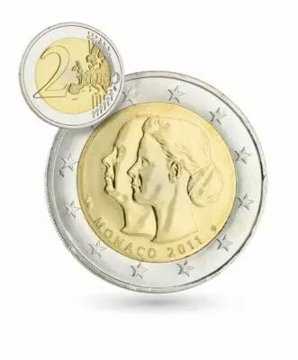 Monaco 2 Euros Comm�mo. BU MONACO 2011 - Mariage