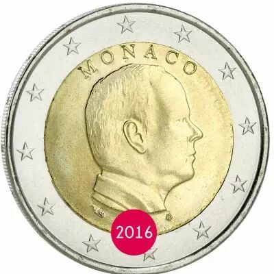 Monaco 2 euros MONACO 2016 (pi�ce de circulation)