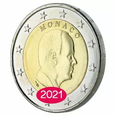 Monaco 2 euros MONACO 2021 (pi�ce de circulation)