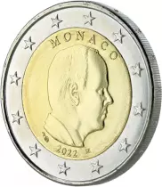 Monaco 2 euros MONACO 2022 (pièce de circulation)