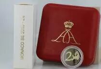 Monaco 2 euros Proof Albert II - Damaged cardboard