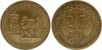 M�naco 2 Francs Heracles Archer - 1926 - Poissy - VF - KM.115